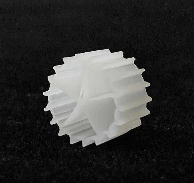 HDPE της Virgin βιο λευκό 10X7mm MEDIA μεταφορέων MBBR βιο 0