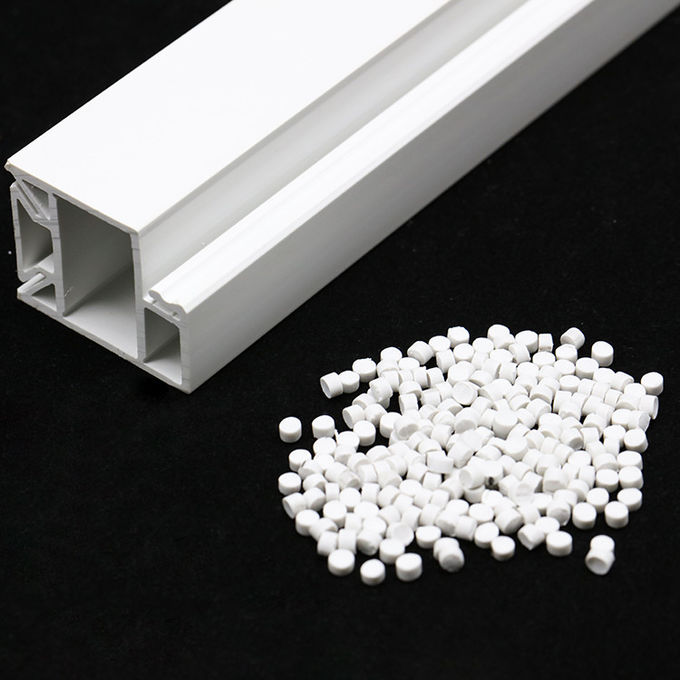 Σκληρό 1.6g/Cm3 σχεδιάγραμμα εξώθησης σβόλων PVC πλαστικό 2