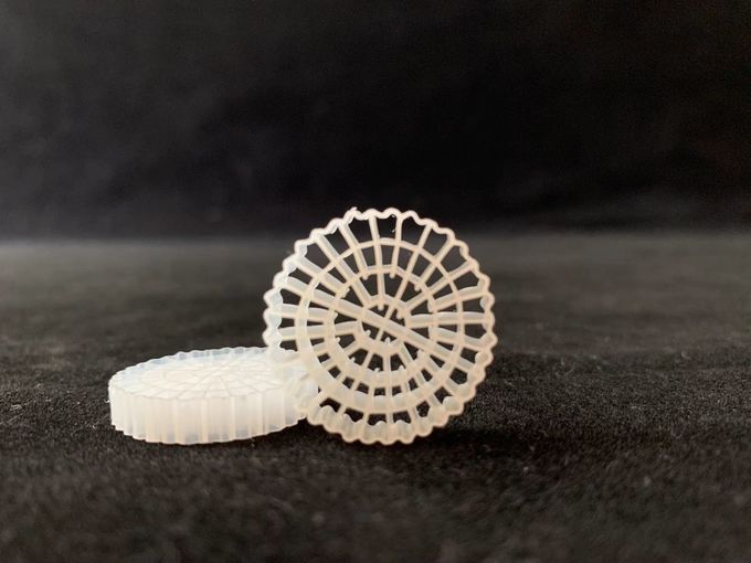Άσπρο 25X4mm βιολογικό κινούμενο φίλτρο κρεβατιών αναερόβιο 0