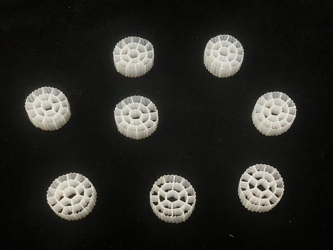 Άσπρο HDPE Y2 K3 Aquaponics MBBR της Virgin MEDIA φίλτρων 11X7mm 1